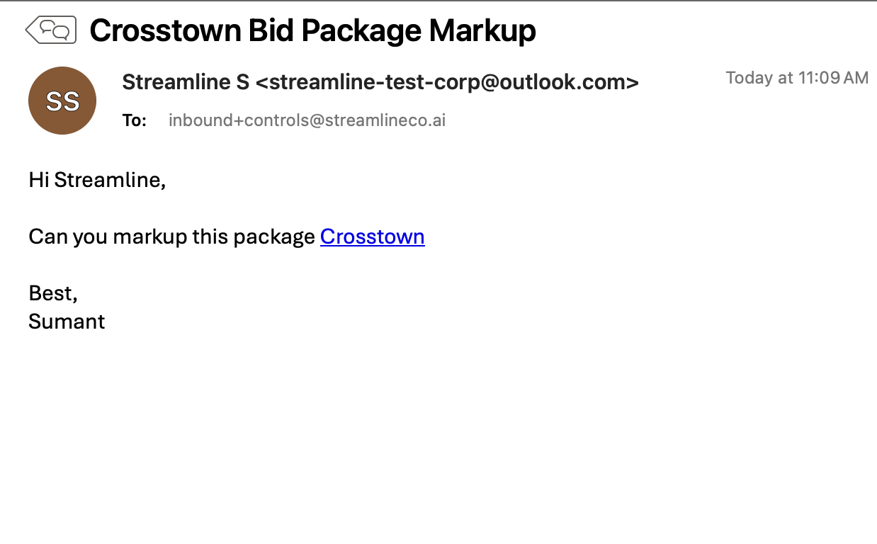 P&ID, control narrative, and I/O list arriving in an Outlook inbox